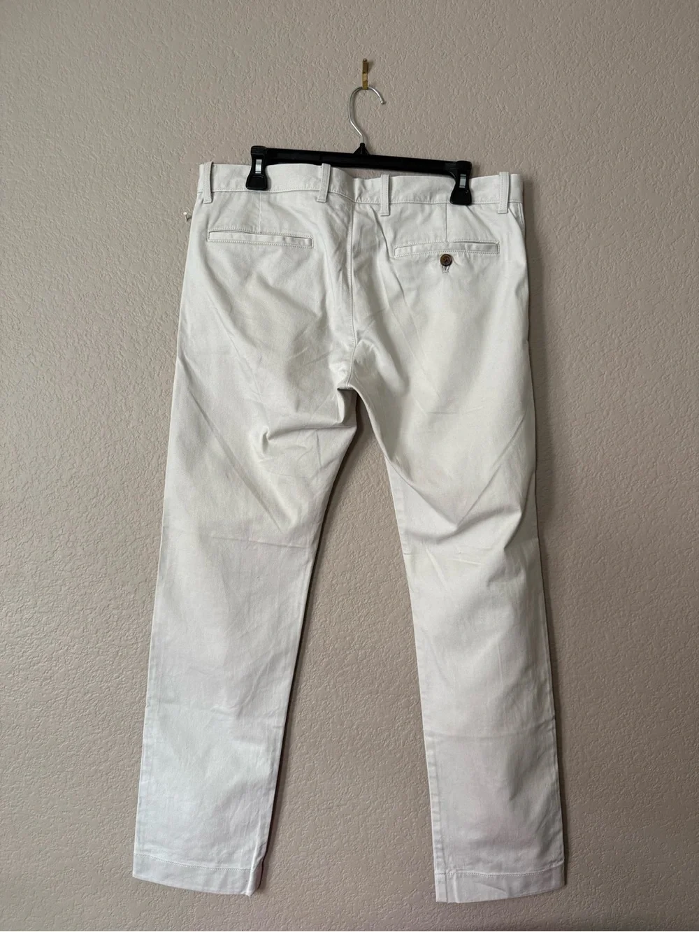 J. Crew Slim White Chino Pants